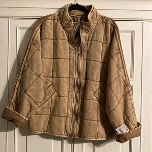 Free People Dolman Quilted Jacket